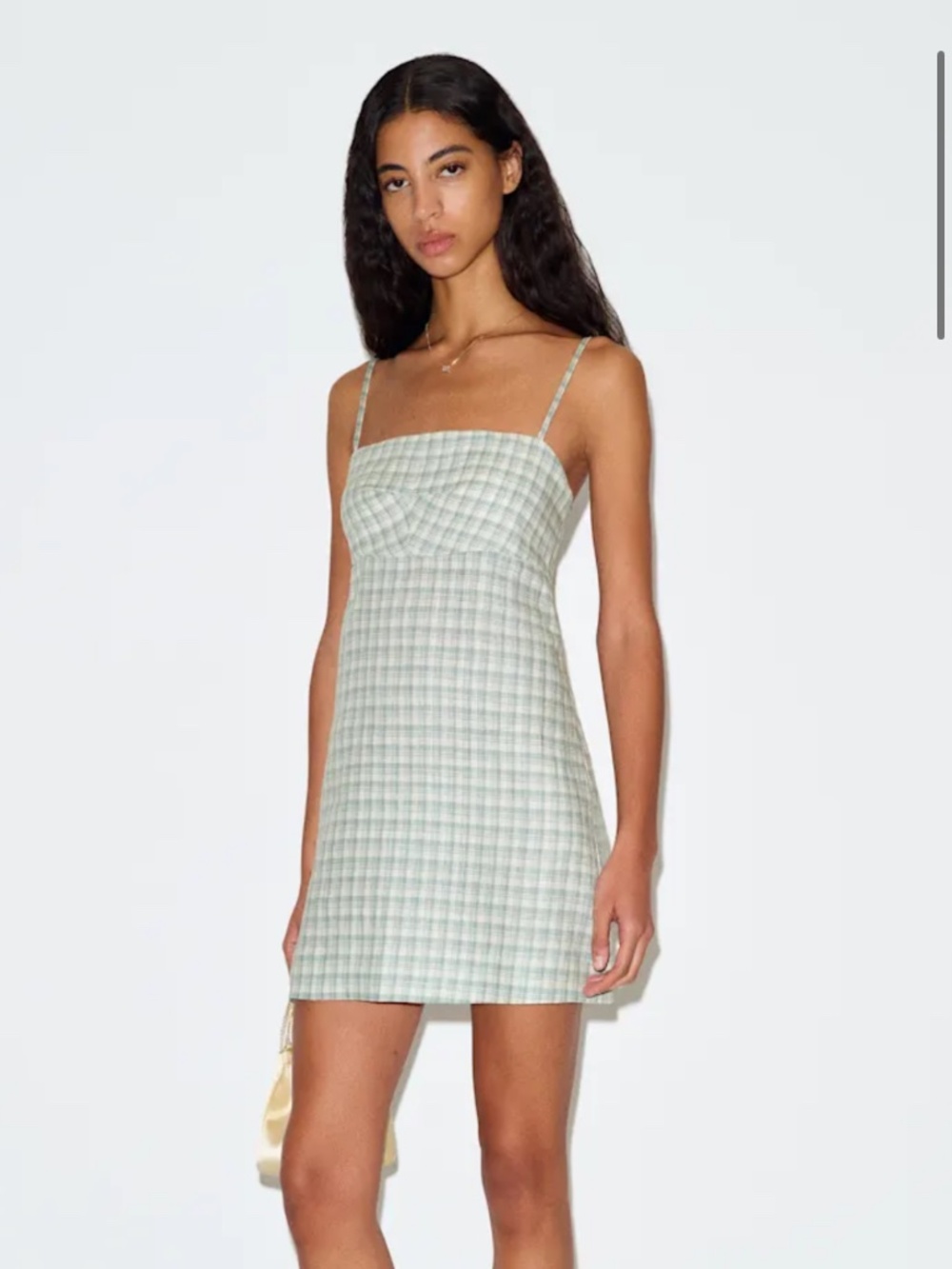 Reformation Demi Linen Dress Blue - Size 10
